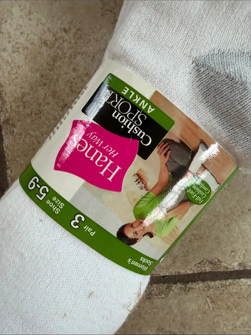 Hanes cushioned ankle